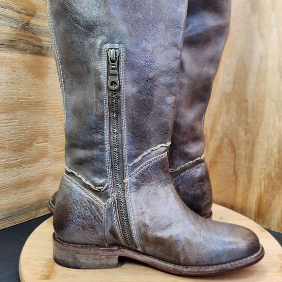 Bed Stu Manchester Tall Soft Leather Boots - Picture 9 of 13